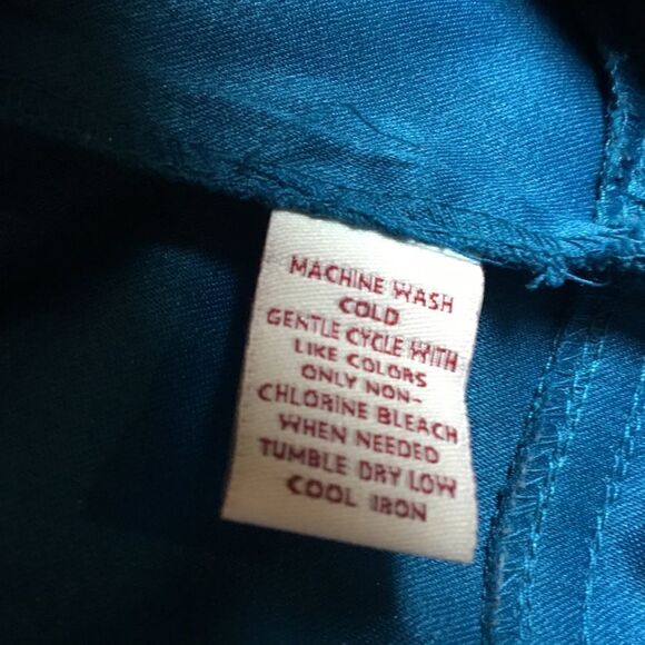 NWOT. JM Collection Peacock Blue Microfiber Jacket Size 4P - Picture 6 of 10